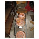 Flower Display Rack, Shelve & Chair