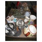 Italy Pitcher, Milk Glass, Recorder & Misc.