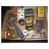 (2) Boxes Tobacco Spears & Old Tins Advertising...