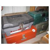 (3) Tool Boxes & Filing Cabinet