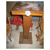 3 Foot Wood Pedestal Stand