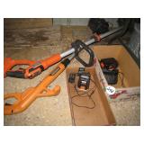 (2) Black & Decker Battery Operated Weed Whips