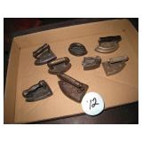(8) Miniature Sad Irons