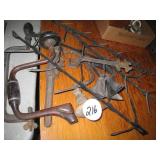 Corn Dryer, Brace & Pipe Wrench