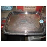 Silver Plated Serving Tray