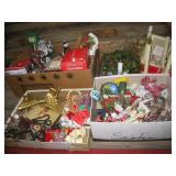 (4) Boxes Christmas Items