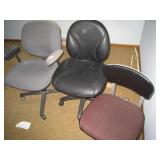 (3) Office Chairs