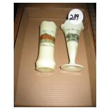 Custard Glass w/Sparta Free Library & Stevens...