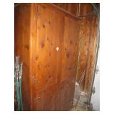 7 Foot x 4 Foot Large Wooden Cabinet w/Shelves
