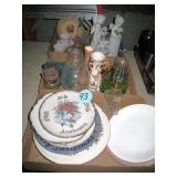 (3) Boxes Collector Plates, Colored Glass,...