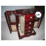 Jewelry Box w/Contents - Rings