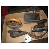 (5) Antique Sad Irons