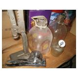 Sanitary & Borden Bottles & Capper