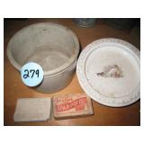Holdfast Baby Plate, Small Crock & Soap