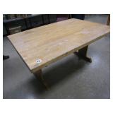 Butcher Block Art Table (5 Foot x 42 Inches)