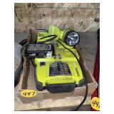 Ryobi Rapid Charger & 18V Battery (Works)
