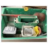 Green Caddy & Funnels