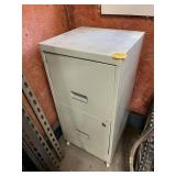 2 Drawer File Cabinet on Wheels