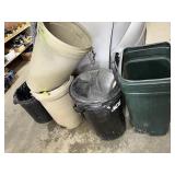 (3) Trash Cans