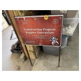 Metal Frame Portable Sign