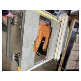 Ridgid Table Saw on Portable Stand
