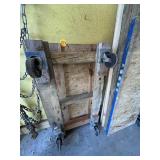 Wood Dolly on Wheels