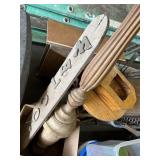 Bent Wood Stool & Misc.