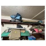 (3) Shelves w/Padding & Misc.