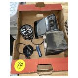 Kodamatic Instant Camera & Route 66 Tin Bank