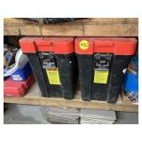 (2) Hard Case Totes