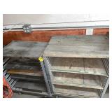 (2) Rolling Cart Shelves