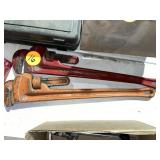 (2) Rigid 24 Inch Pipe Wrenches