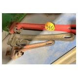 (3) Pipe Wrenches