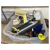 Tote of Brushes & Misc.