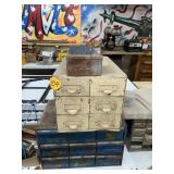 (2) Metal Parts Drawer Set w/Contents