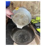 Wagner Aluminum Pan & Cast Iron Pan