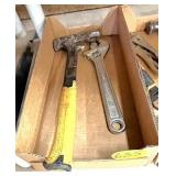 12 Inch Crescent Wrench & DeWalt Hammer