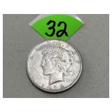 1925 Peace Silver Dollar