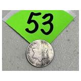 1853 3 Cent Silver
