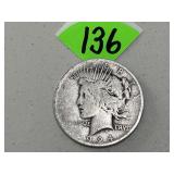 1924 Peace Silver Dollar