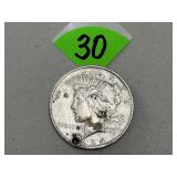 1924 Peace Silver Dollar (Hole)