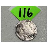 1835 Bust Silver Quarter