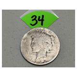 1922-S Peace Silver Dollar