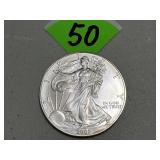 2002 Silver Eagle Dollar