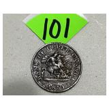 1854 Upper Canada 50 Cent Bank Token