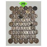 (50) Wheat Cents