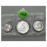 1976 40 Percent Silver Quarter, Half Dollar &...