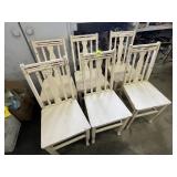 (6) White Chairs (Matches Lot #152)