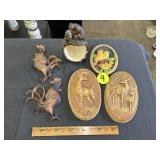 Wall Hangings & Beer Figurine