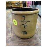 2 Gallon Double P Crock (Hairline Crack & Chip)